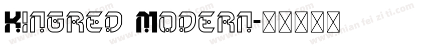 Kingred Modern字体转换
